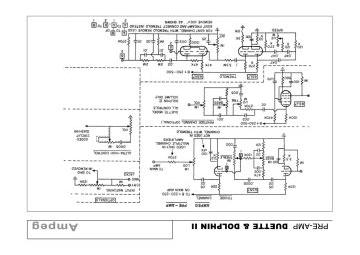 Ampeg Pre Amp Duett schematic circuit diagram